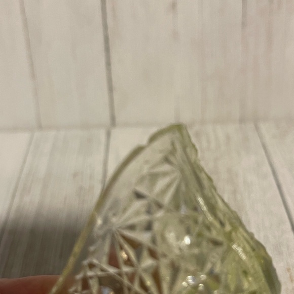 Vtg Vaseline Glass Daisy and Button Shoe/Slipper - Picture 6 of 8